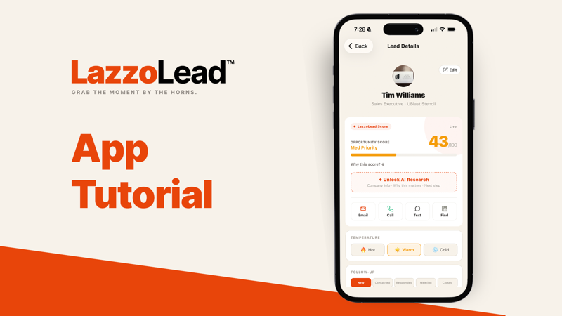 Watch the LazzoLead booth app walkthrough